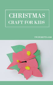 How To Make A Fun Paper Poinsettia Craft With Your Kids Construction Paper Crafts Christmas Crafts For Toddlers Christmas Paper Crafts