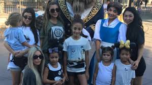 Though she and scott are no longer together, the couple is committed to. Kim And Kourtney Kardashian Take Their Kids To Disneyland With Pals See The Adorable Pics Entertainment Tonight