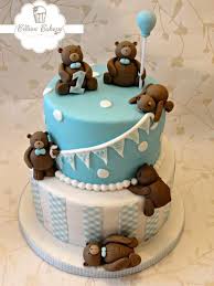 Cute boy baby shower decorations. Baby Shower Teddy Bear Cupcake Cake Novocom Top