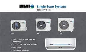 Emi Variable Speed Heat Pump Ductless Mini Split Systems N N Supply Company Inc