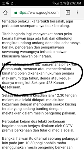 Andaikata anda dipanggil oleh polis bagi tujuan membantu siasatan, hakikatnya anda dipanggil bawah seksyen 112 kanun prosedur jenayah (criminal procedure code atau cpc). Seksyen 428 Kanun Keseksaan