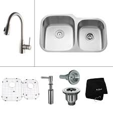 kraus kitchen combo 16 gauge undermount