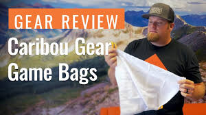 Caribou gear camp meat bag 12 x 21. Gear Review Caribou Gear Game Bags Youtube