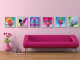 Trolls Snack Pack Wall Art Digital Printable Sports Themed Bedroom Trolls Birthday Party Kid Room Decor