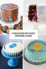 9 Delicious Diy Baby Shower Cakes Shelterness