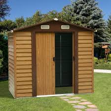 Outsunny Gerateschuppen Mit 4 Fenstern Gerateschuppen Geratehaus Schuppen Ideen Gerateschuppen Gartenhaus