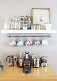 10 crazy cute ways to organize your coffee cups. 24 Fun And Creative Coffee Mug Organization Ideas Home Coffee Stations Coffee Station Kitchen Coffee Mug Storage