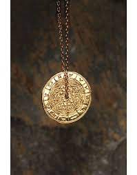 9ct Gold Zodiac Wheel Necklace Laura Lee Jewellery 2 Necklace Zodiac Wheel Necklace Laura Lee Jewellery