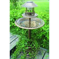 Beautiful Solar Light Birdbath Garden Decoration New Ebay Bird Bath Solar Lights Diy Bird Bath Garden