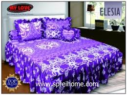 The rectangular cover is available in four sizes and three colors. My Love Bed Cover Sprei Dan Bedcover My Love Online