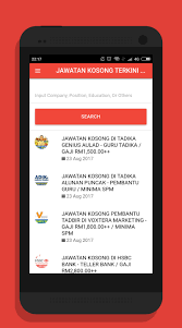 Kerja kosong sabah disember 2017 maklumat kerja kosong jika anda, seorang warganegara malaysia yang memenuhi syarat kelayakan bagi jawatan ini dan berumur tidak kurang daripada 18 tahun pada tarikh tutup iklan jawatan. Jawatan Kosong Terkini 2017 For Android Apk Download