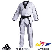 Taekwondo uniforms (typically called a dobok; Taekwondo Uniforms