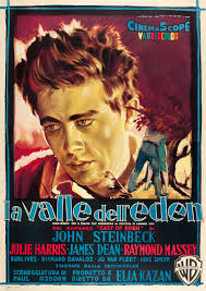 East of eden is a 1955 drama film, directed by elia kazan, and loosely based on the fourth and final part of the 1952 novel of the same name by john steinbeck. East Of Eden Elia Kazan 1955 Italian 4 Foglio Design By Luigi Martinati East Of Eden Movie Posters Italian Movie Posters