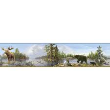 We have an extensive collection of amazing background images carefully chosen. Wallpaper Deer And Cabin Wallpaper Border Chesapeake Wall Decor