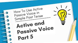 In the example above, the focus is on the fact that my bike was stolen. How To Use Active And Passive Voice In Simple Past Tense Active And Passive Voice Part 5 Youtube
