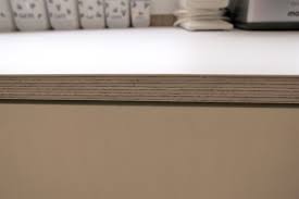 plan de travail contreplaque peuplier et stratifie monochrom contreplaque cuisine plywood kitchen d contreplaque peuplier contreplaque mobilier sur mesure