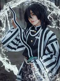 Anime Iguro Obanai Cosplay Costume Demon Slayer Clothing Haori Cloak Wig  White Snake Props Kimetsu No Yaiba Halloween Costumes