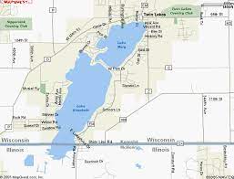 Best dining in twin lakes, wisconsin: Lake Elizabeth Wisconsin Lake Map Twin Lakes Wisconsin Fishing