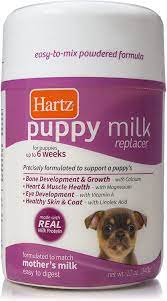 Amazon Com Hartz Powdered Puppy Milk Replacer 12oz Pet Milk Replacers Pet Supplies