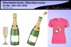 Download Wine Bottle Svg Vector Wine Glass Svg Vector Cut File Champagne By Arcsmultidesignsshop Thehungryjpeg Com