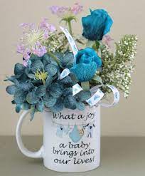 Maybe you would like to learn more about one of these? Baby Boy Centerpiece New Born Gift Baby Boy Decor Flower Arrangement Baby Shower Gift Coffe Floral Baby Shower Decorations Baby Boy Centerpieces Boy Decor