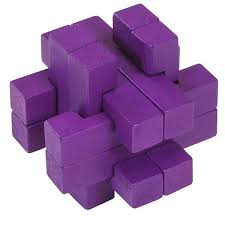 Themed crossword puzzles with a human touch. Colour Block Puzzles Purple The Happy Puzzle Company