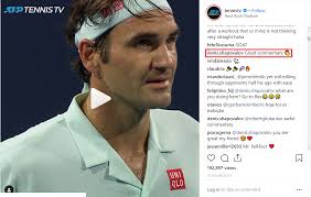 The two will face off on centre court not… Denis Shapovalov On Tennis Tv S Instagram Page Tennis