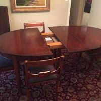 Free shipping on many items | browse your favorite brands | affordable prices. Vintage Drexel Heritage Mahogany Dining Room Table And Chairs Travis Court Collection Antique Appraisal Instappraisal