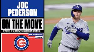 Chicago cubs signed free agent cf joc pederson. Mlb On Twitter It S Goin Down In Wrigleyvillle Of Joc Pederson Has Reportedly Agreed To A 1 Year 7 Million Deal With The Cubs Per Ken Rosenthal Https T Co Lcx6whcg7k