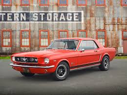 Image result for Poppy Red 1964 Mustang