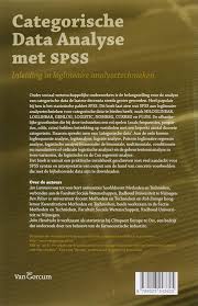 Bol Com Categorische Data Analyse Met Spss 9789023243625 J Lammers Boeken