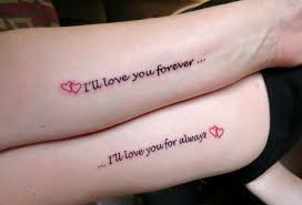 Always and forever tattoo, tifton, ga. I Love You Forever I Love You For Always Tattoo For Couple
