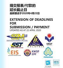 Epf payment due date is the date by which pf from the employees' salary should be deducted. Extended Deadlines Lhdn Kwsp Ssm More