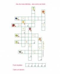 Jeu Gratuit A Imprimer Mots Fleches Des Noms De Fruits Tete A Modeler En 2020 Mots Fleches Mots Fleches A Imprimer Jeux De Mots
