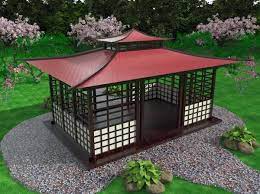Photo Arbors Gazebo In The Japanese Style Photos Japanese Garden Design Japan Garden Japanese Gazebo