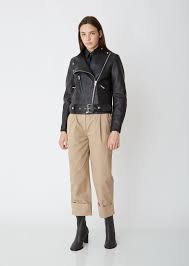 Lewis Leather Jacket By Acne Studios La Garconne Jackets Leather Jacket Coat