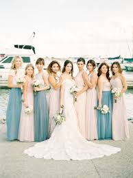 Lakeview Ontario Canada Wedding Pastel Bridesmaid Dresses Wedding Bride