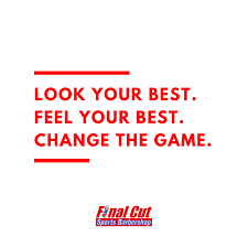 Step Into Our Sports Themed Barbershop And Walk Out Feeling Like A New Man Barber Quotes Barber Shop Quotes