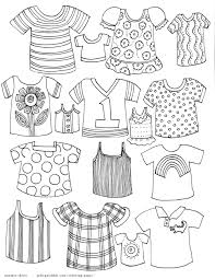 We have collected 40+ summer clothes coloring page images of various designs for you to color. Shirts Coloring Pages Coloring Home