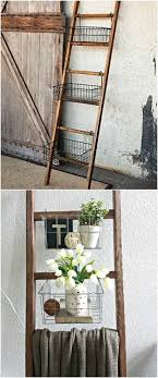 40 Wooden Ladder Repurposing Ideas Wooden Ladder Decor Ladder Decor Old Ladder Decor