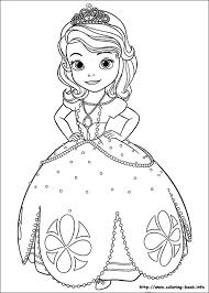 Aici găsiți desene de colorat cu prințesa belle pentru copii. Printable Princess Sofia Coloring Pages Coloring And Malvorlagan