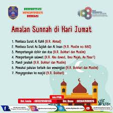 8 amalan sunnah di hari jumat bertabur pahala besar. Sd Muhammadiyah Program Khusus Surakarta Assalamu Alaikum Sobatpk Amalan Sunah Nomor Berapa Yang Sudah Sobatpk Tunaikan Di Hari Jumat Mubarak Ini Facebook