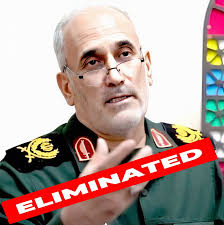 Documentation: Mohammad Taghi Yousefvand, the Commander of Intelligence  Protection for Iran's Basij paramilitary forces, was eliminated by an  Israeli missile strike yesterday.