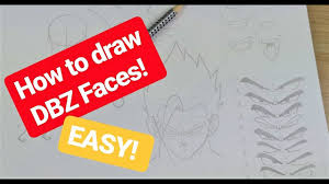 #animation #cartoon #goku #dragon ball z. Drawing Tutorial On Dbz Faces How To Draw Eyes Noses Mouths Easy Tolgart How To Draw Dragon Ball Z à¸‚ à¸²à¸§à¸­ à¸•à¸ªà¸²à¸«à¸à¸£à¸£à¸¡à¹€à¸„à¸£ à¸­à¸‡à¸«à¸™ à¸‡