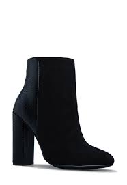 anika block heel bootie