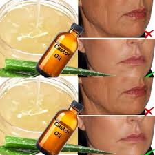 Castor oil and vera for anti-aging skincare