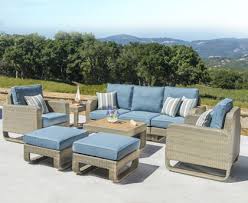 Patio umbrellas provide stylish comfort for outdoor events. Premier Patio Furniture Collections Starsong