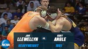 Wwe S Kurt Angle Vs Jon Llewellyn 1991 Ncaa Title Match Youtube While a student at clarion university of pennsylvania, angle won numerous accolades. wwe s kurt angle vs jon llewellyn 1991 ncaa title match
