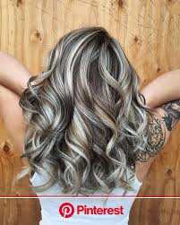 That way you get a mixture of tones, which is a great way to ease into a new. Chocolate And Metallic Blonde Blend Hair Highlights And Lowlights Blending Gray Hair Hair Color Highlights Clara Beauty My