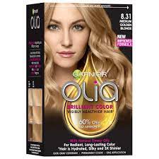 While those with medium or deep red hair will want to lighten all over for a golden blonde hue, copper hair can carry off a few glistening highlights to create a gilded. Garnier Olia Oil Powered Permanent Hair Color 8 31 Medium Golden Blonde 1 Kit Walmart Com Walmart Com